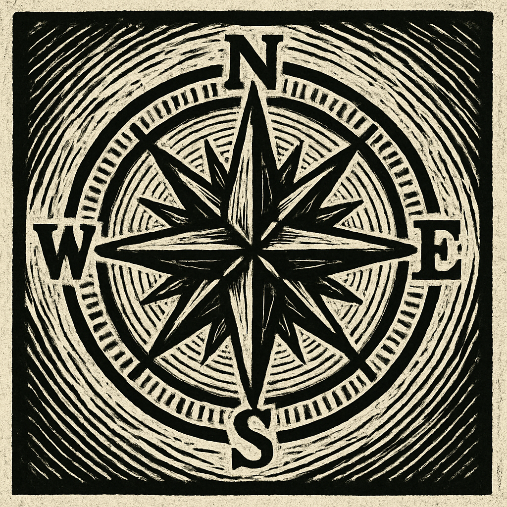 Compass drawing